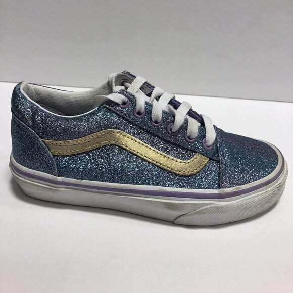 Vans Other - Vans Little Kids’ Old Skool Ombre Glitter Sneakers, Size 1M